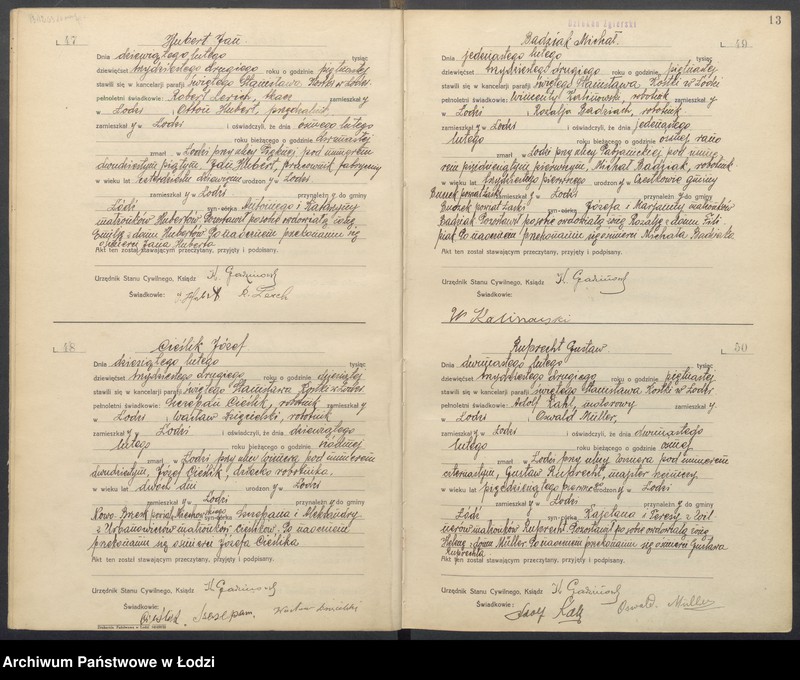 Obraz 15 z jednostki "Akta zgonów"