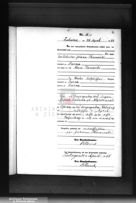 Obraz 19 z jednostki "Sterbe-Neben-Register"