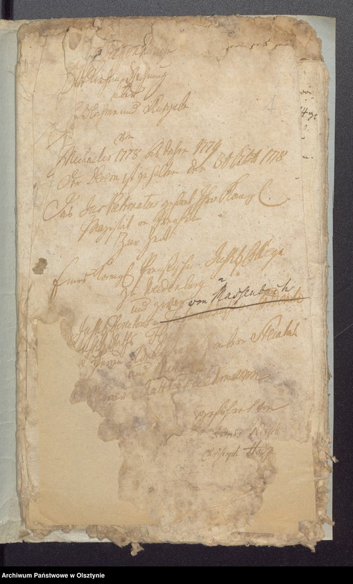 image.from.unit.number "Passenheimsche Stadt Kirchen Rechnung über Einnahme und Ausgabe"