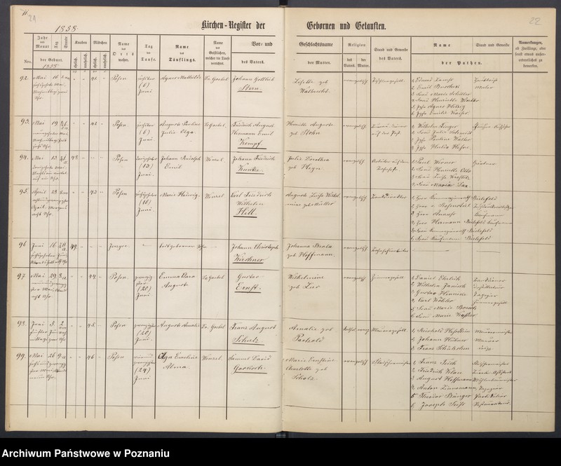 Obraz 14 z jednostki "[Akta urodzeń i chrztów, ślubów, zgonów]"