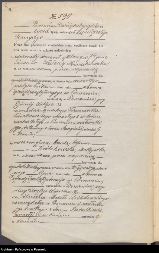 image.from.unit.number "Księga miejscowa małżeństw tom III [Rejestr główny małżeństw]"