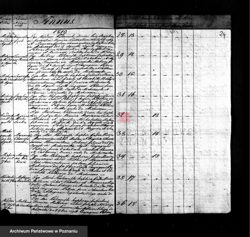 Obraz 13 z jednostki "Liber duplicatus baptisatorum"