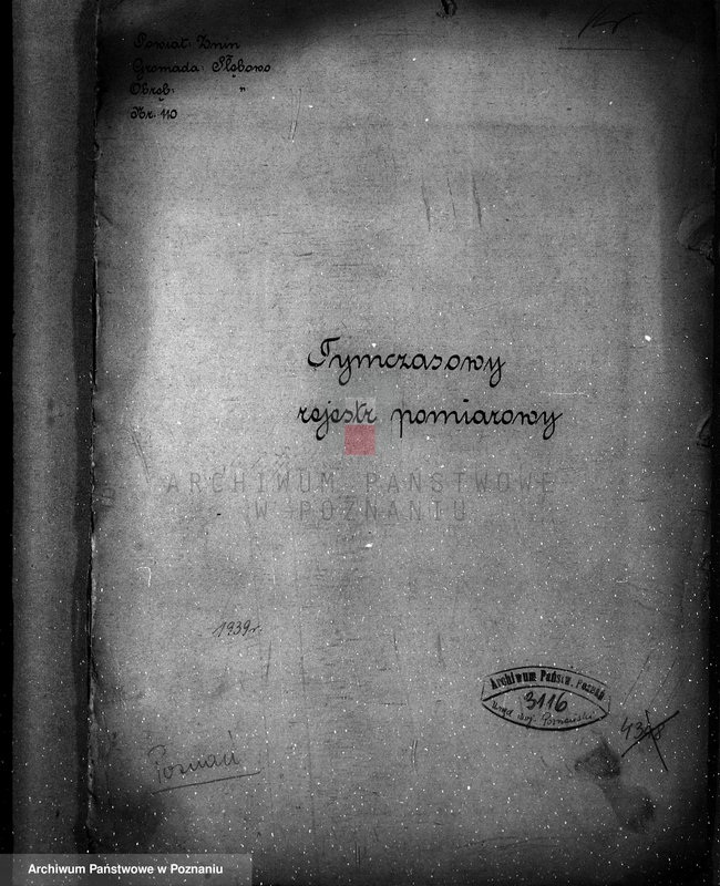 Obraz 6 z jednostki "Tymczasowy rejestr pomiarowy majątku Słębowo powiatu żnińskiego"
