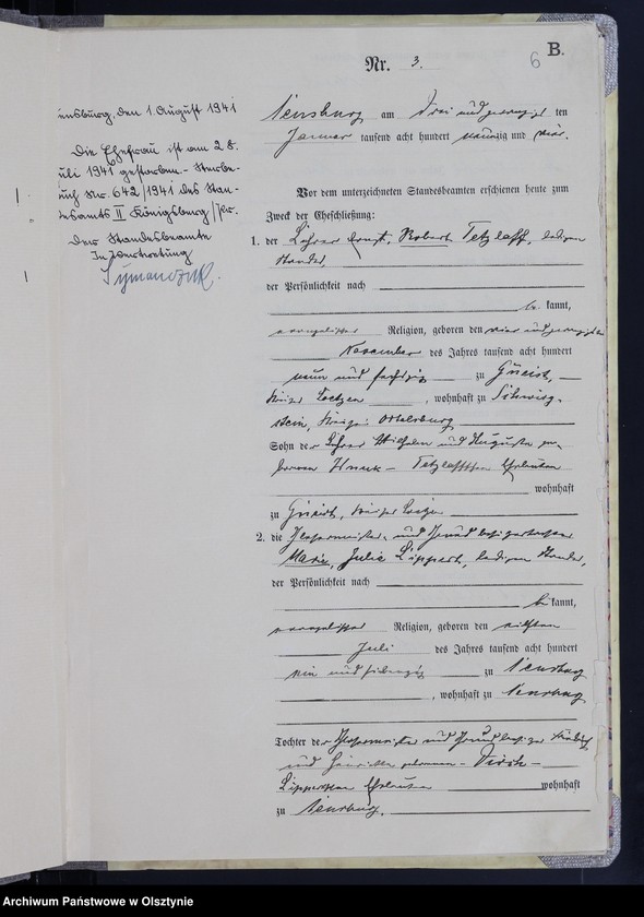 image.from.unit.number "Heiraths-Haupt-Register Nr 1 - 59"