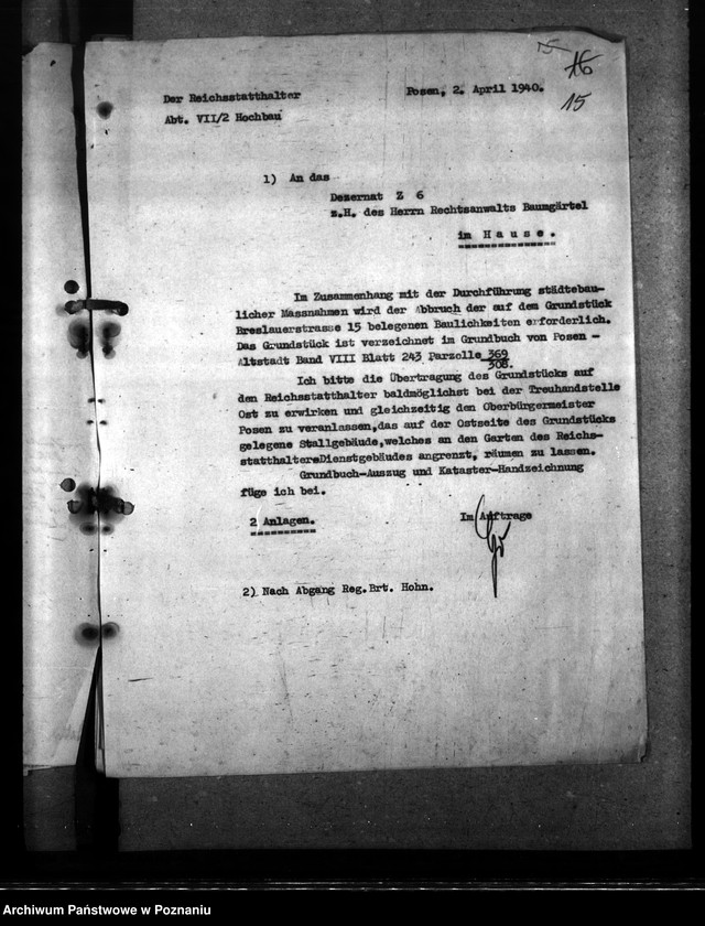 Obraz 20 z jednostki "Prace budowlane w ogrodzie urzędu namiestnika"