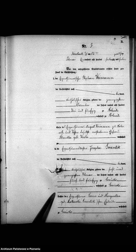 image.from.unit.number "Księga małżeństw"