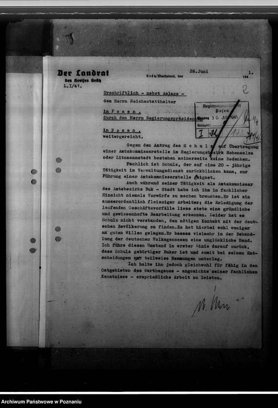 Obraz 6 z jednostki "Schulz, Richard - komisarz obwodowy"