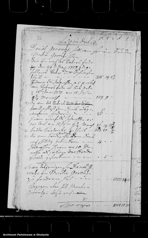 image.from.unit.number "Acta der Schönbergschen Jurisdiction die Auseinandersetzung der Gorontzischen Gebrüder betreffend"