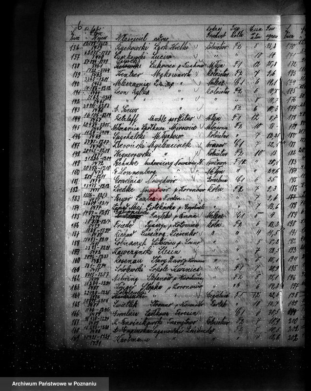 Obraz 10 z jednostki "Spis udzielonych pozwoleń kotłowych powiaty: Bydgoszcz - Krotoszyn"