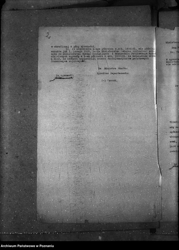 image.from.unit.number "Sprawy osobowe. Departament Rolnictwa i Dóbr Państwowych. Zapomogi szkolne"