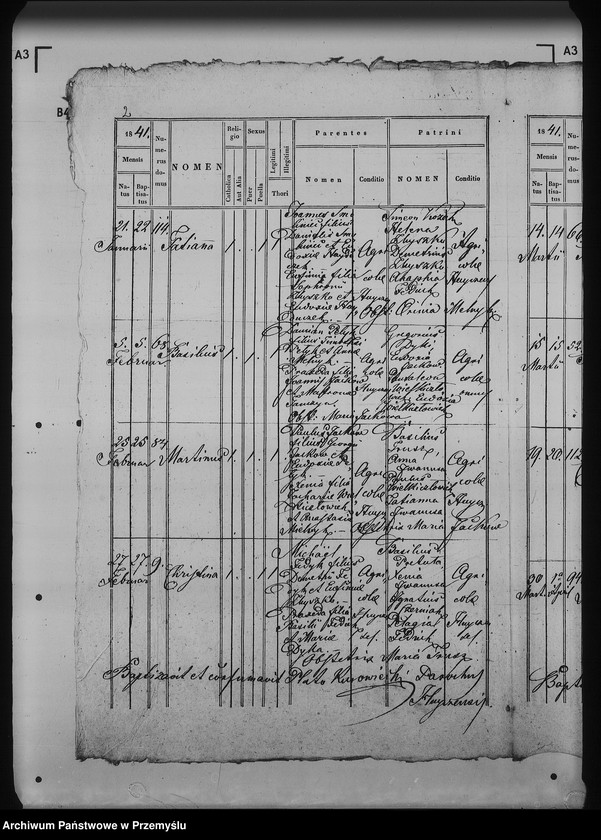 Obraz 6 z jednostki "[Kopie ksiąg metrykalnych parafii Hujcze z filią Zaborze (dekanat Rawa Ruska)]"