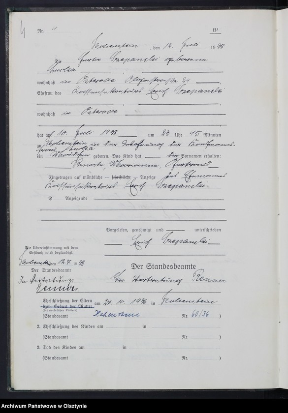 image.from.unit.number "Geburtenbuch-Zweitbuch Tom II,Nr 1 - 102"