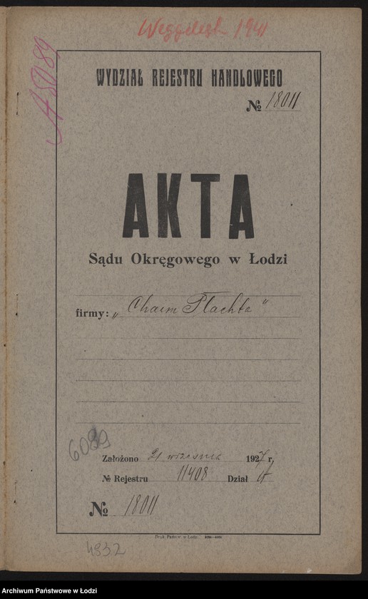 Obraz 2 z jednostki "Chaim Płachta- sklep spożywczy"