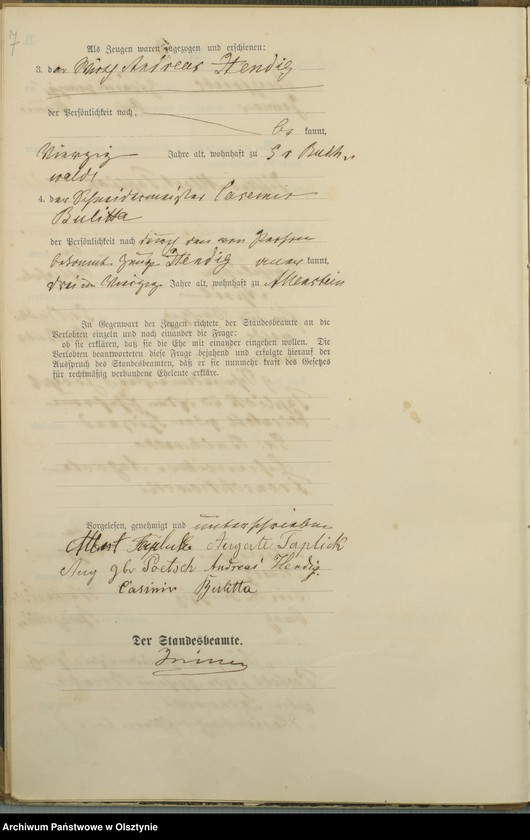Obraz 9 z jednostki "Heiraths-Haupt-Register Nr 1 - 25"