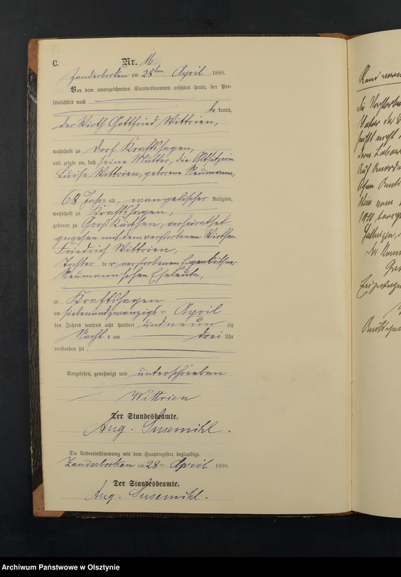 image.from.unit.number "Sterbe-Neben-Register Nr 1 - 47"