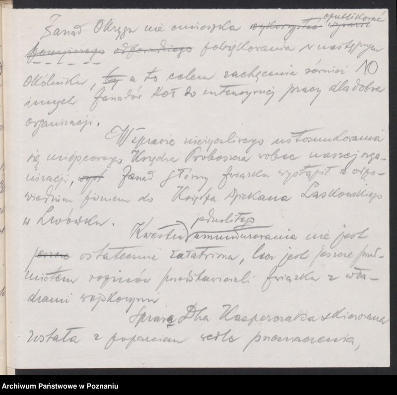 Obraz 13 z jednostki "Łowyń, powiat Międzychód - akta koła."