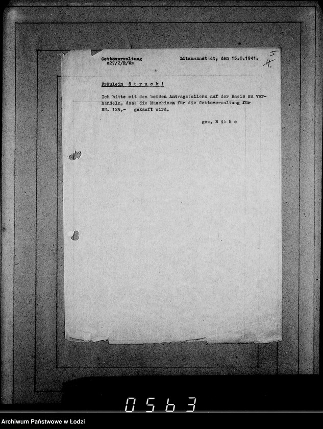 Obraz 9 z jednostki "Korrespondenz mit den Abteilungen im Hause"