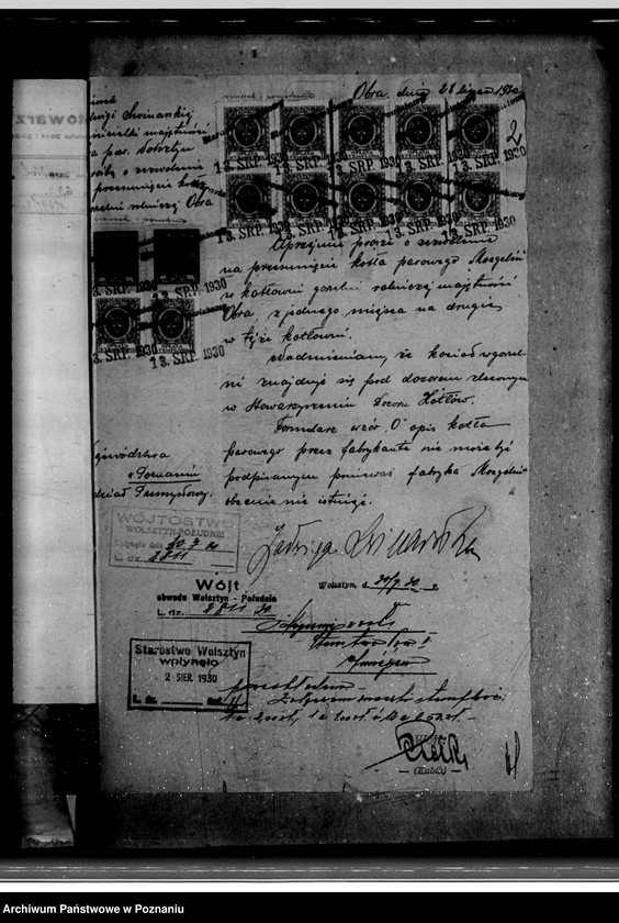 Obraz 6 z jednostki "Gorzelnia J. Świniarskiej Dominium Obra powiat wolsztyński nr woj. kotła 5302"