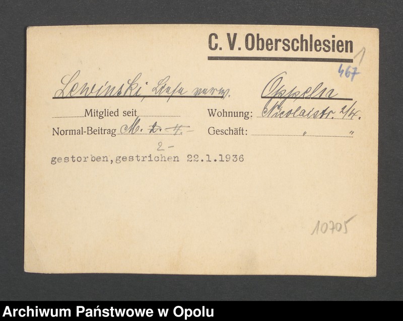 Obraz 3 z jednostki "[Lewinski Liesa, Oppeln]"