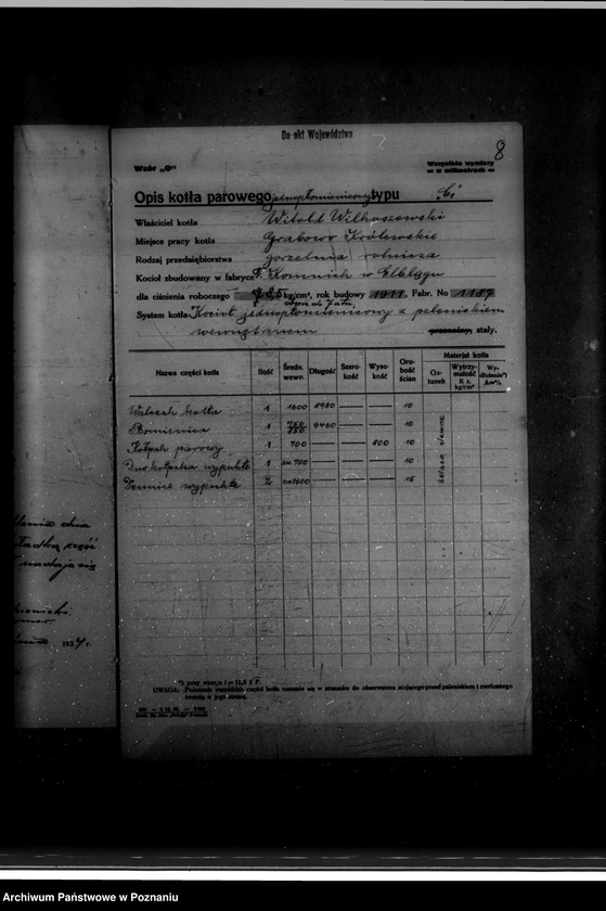 Obraz 12 z jednostki "Gorzelnia rolnicza w Grabowie Królewskim W. Wilkoszewskiego  nr woj. 6631"