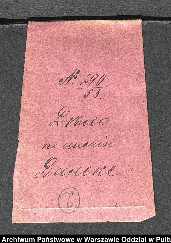 image.from.unit.number "O urządzaniu chłopów byłej rządowej wsi Dalekie, gm. Komorowo"