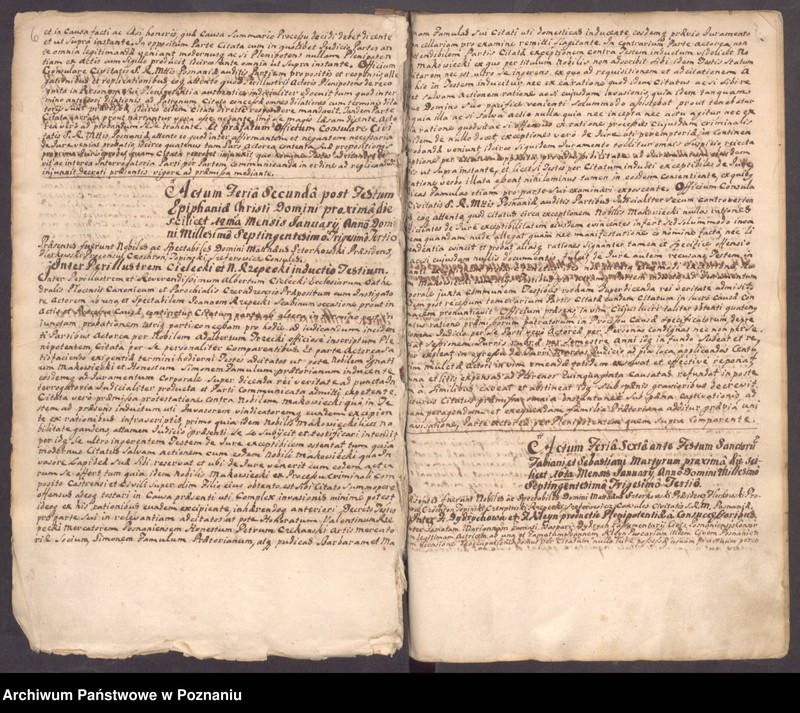 Obraz 7 z jednostki "Liber actorum officii consularis civitatis Posnaniae."