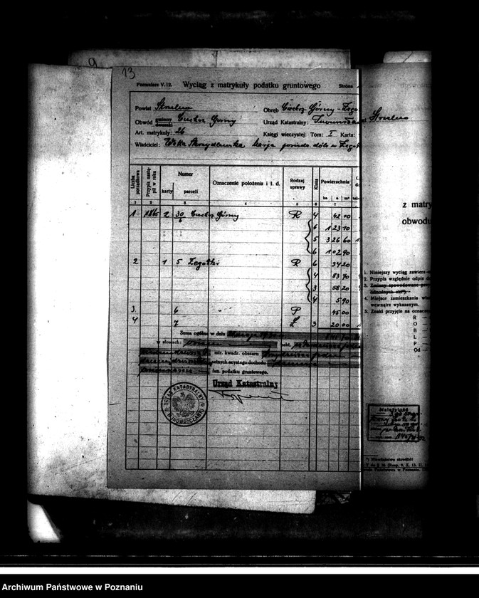 Obraz 17 z jednostki "Majątek Żegotki powiatu mogileńskiego wyłączenie z art. 4 i 5 ustawy o wykonaniu reformy rolnej Maria Skrzydlewska"