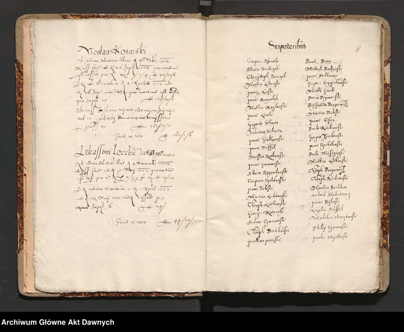 image.from.unit.number "Poczeth Urzednikow Dworzan y innych slug dworu KJM zmarlego którym wedlug decisiey Marschalka ad rationem sluzby zaplata bycz ma dnia 10 Junii Roku 1574 w Krakowie."