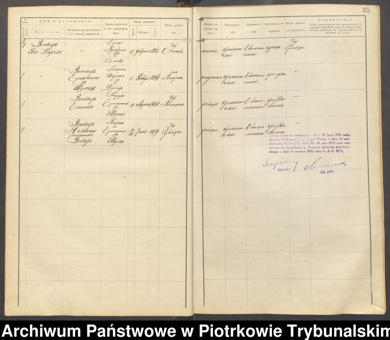 Obraz 18 z jednostki "[Księga ludności stałej gminy Grabica wsi: Grabica, Ostrów]"