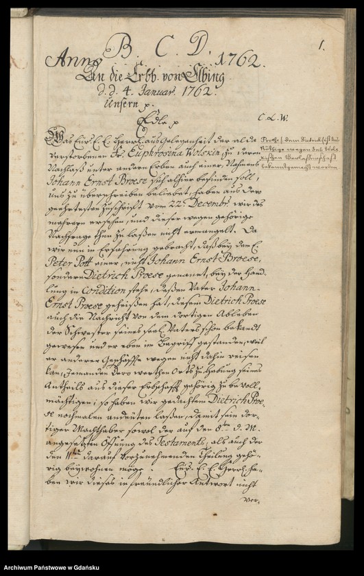 image.from.unit.number "[Liber missivarum]. Index nominum eorum ad quos litterae praecedentes exaratae sunt. Register der in den […] Briefen enthaltenen Sachen"