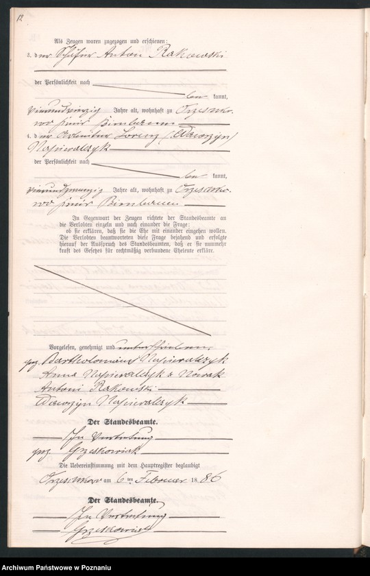 Obraz 15 z jednostki "Księga małżeństw"