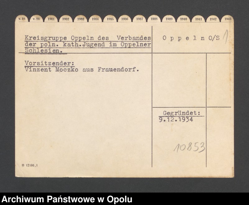 Obraz 3 z jednostki "Kreisgruppe der poln. kath. Jugend im Oppelner Schlesien"