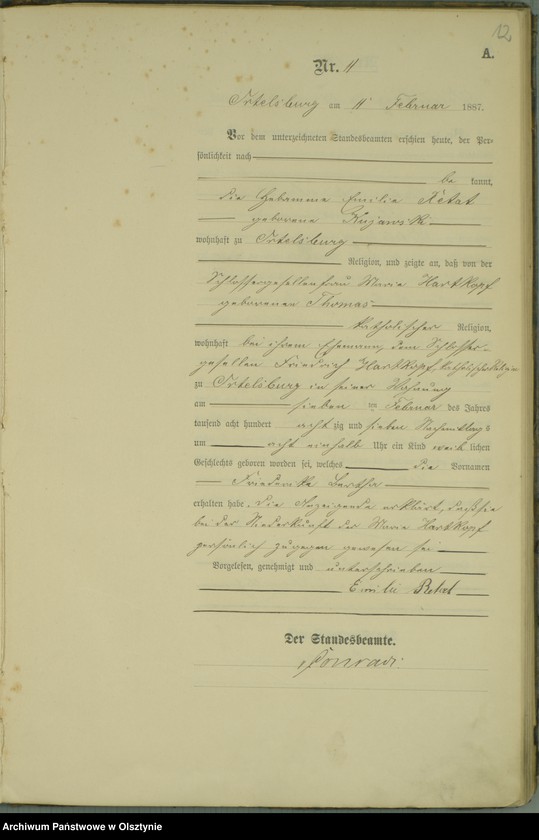 image.from.unit.number "Geburts-Haupt-Register Nr 1 - 106"