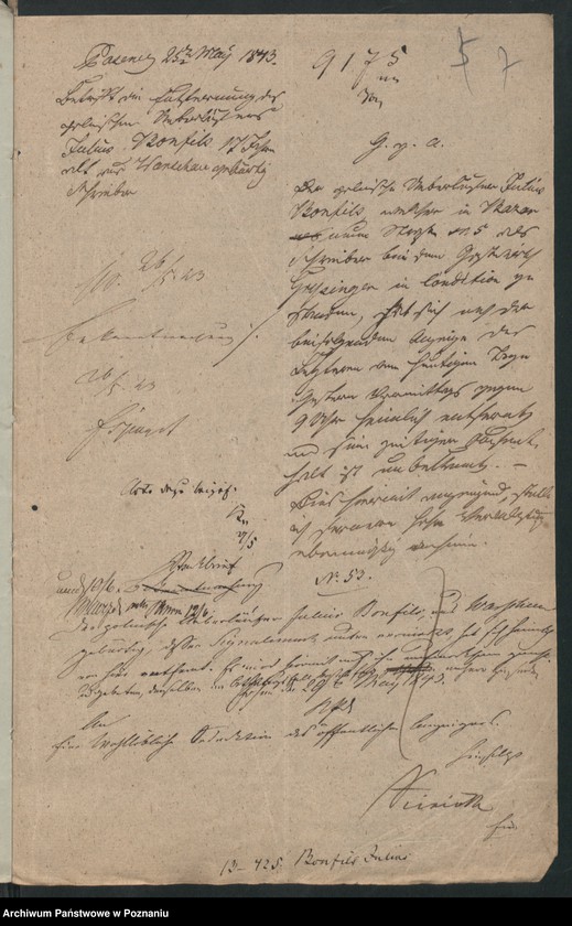 Obraz 10 z jednostki "A. betr. Julius Bonfils aus Warschau"