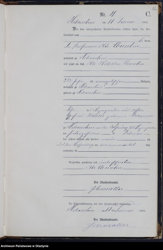 image.from.unit.number "Sterbe-Neben-Register Nr 1 - 72"