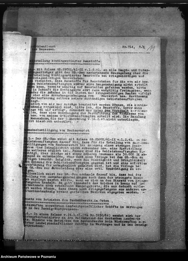 Obraz 16 z jednostki "Nachrichtendienst für das Bauwesen"