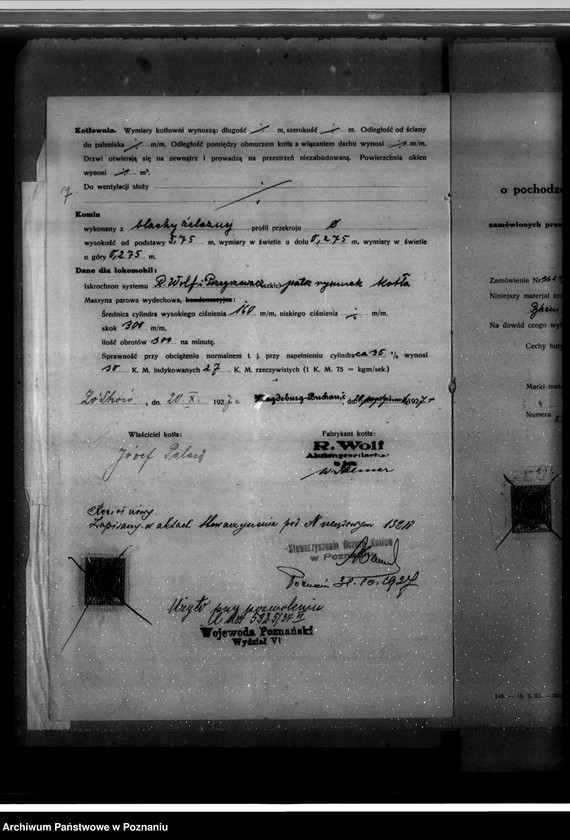 Obraz 12 z jednostki "Gospodarstwo rolne Józefa Palacza, maj. Żółków pow. jarociński nr woj. kotła 6026"