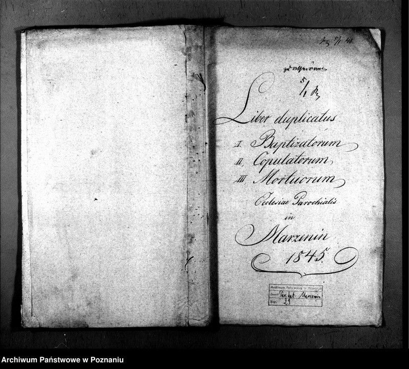 Obraz 2 z jednostki "Libri metrices baptisatorum, desponsatorum, mortuorum"
