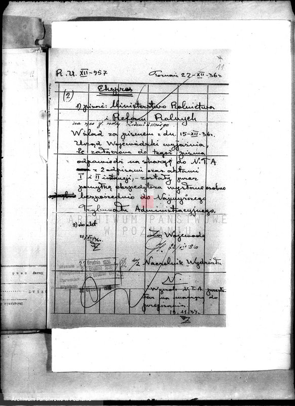 Obraz 15 z jednostki "Freter Herbert z Szerokiego Kamienia powiatu szubińskiego. Skarga do N.T.A. z powodu odmowy zezwolenia na przewłaszczenie"