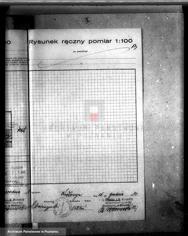 Obraz 17 z jednostki "Zatwierdzenie projektu młyna i piekarni Konieczyńskiego w Wyganowie, pow. krotoszyński nr woj. 530"