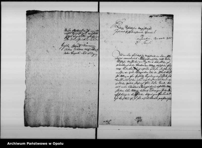 Obraz 11 z jednostki "Acta von Anstellung des fourage Magazin Rendanten zu Oppeln so wie dessen Cautions Leistung und Amtsführung betreffend. de anno 1809 bis um [1817]"