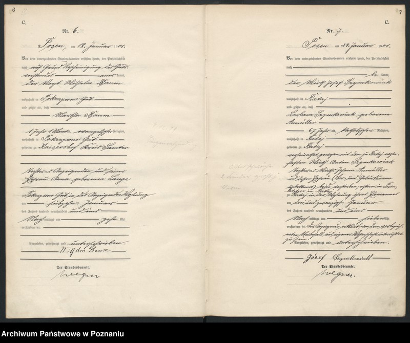 Obraz 6 z jednostki "Księga miejscowa zgonów"