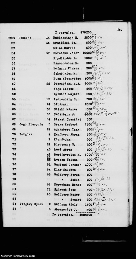 Obraz 19 z jednostki "Rejestr poborczy"