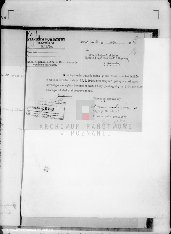 Obraz 20 z jednostki "/Różne sprawy stowarzyszeń/"