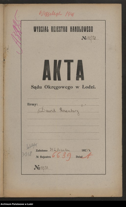Obraz 2 z jednostki "Dawid Rozenberg- sprzedaż szkła i fajansu"