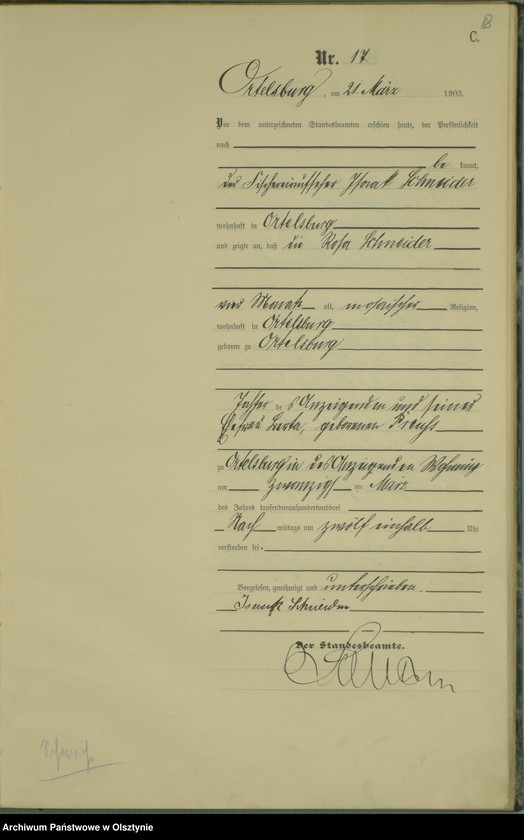 image.from.unit.number "Sterbe-Haupt-Register Nr 1 - 69"