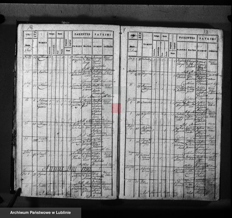 Obraz 9 z jednostki "Liber natorum matrimonium et sepultorum pro villa Górno seu Majdan Górny"