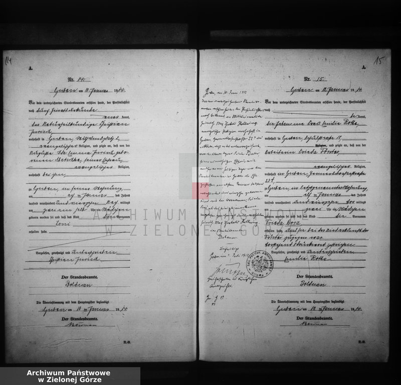 image.from.unit.number "Geburts-Neben-Register, Vol. I No 1 bis 271"