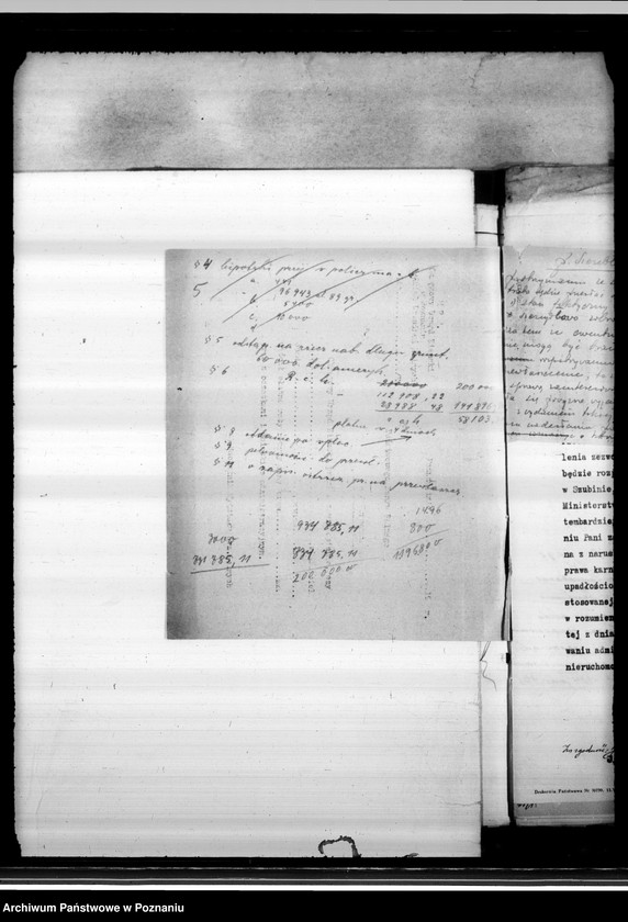 Obraz 9 z jednostki "/Sprawy przewłaszczenia nieruchomości Szubin wieś powiatu szubińskiego na rzecz J. Łubińskiego własność Elzy Rosen"