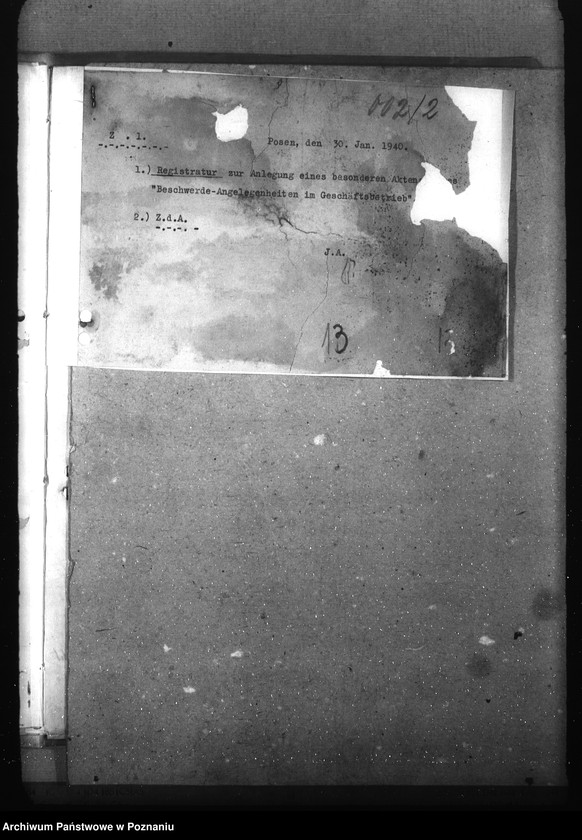 Obraz 17 z jednostki "Organisation des Geschäftslaufes- allgemein"